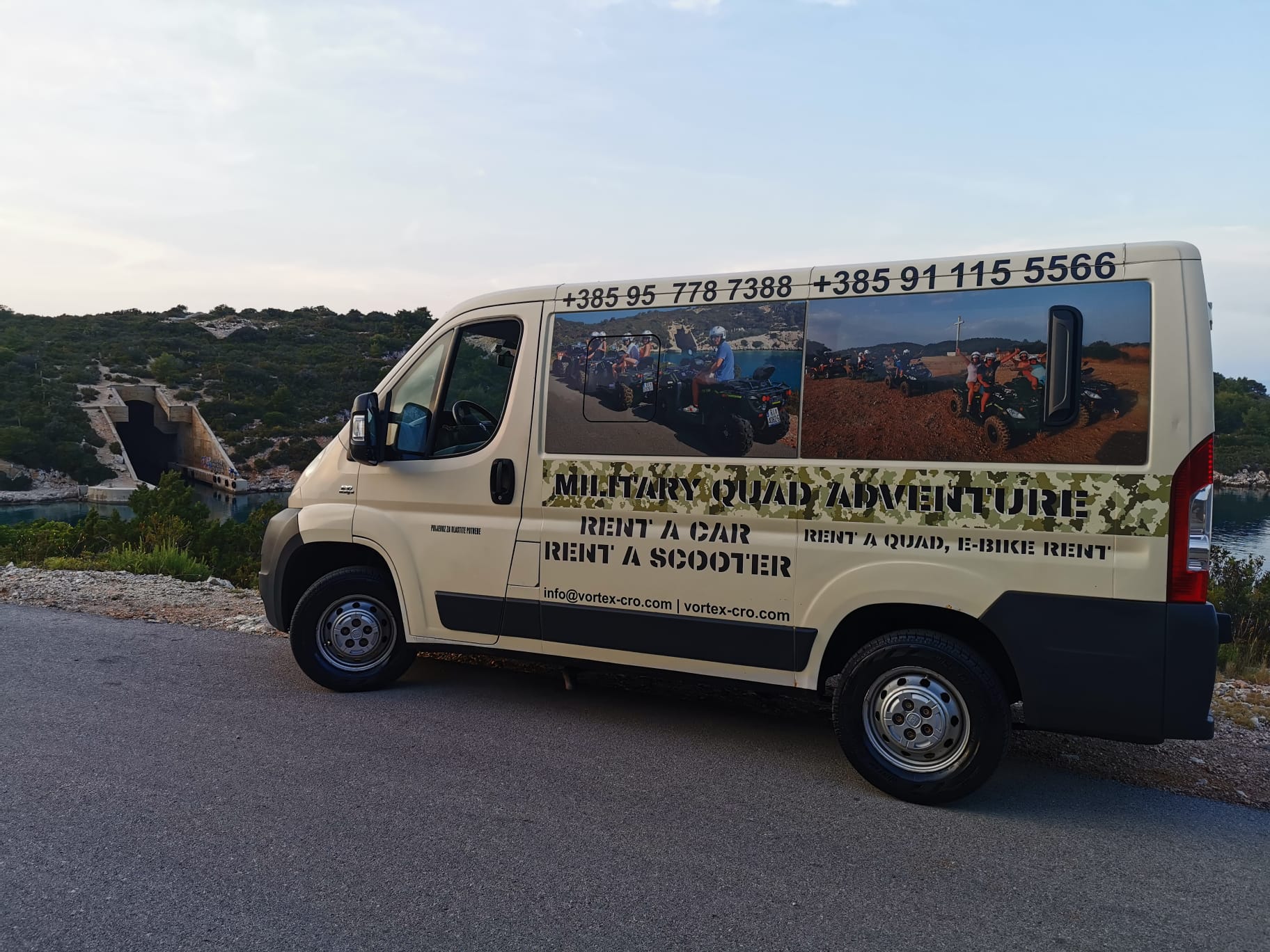Van tours and adventures on Vis, Croatia
